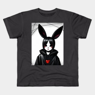 Bunny anime girl Kids T-Shirt